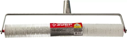 Валик игольчатый ЗУБР &quot;МАСТЕР&quot; для наливных полов на металлической рамке, под удлинитель, пластмассовые иглы 13мм, 72х600мм 03952-60 купить в Когалыме