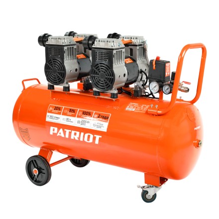 Компрессор поршневой безмасляный PATRIOT WO 80-360 купить в Когалыме