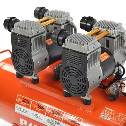 Компрессор поршневой безмасляный PATRIOT WO 80-360 купить в Когалыме