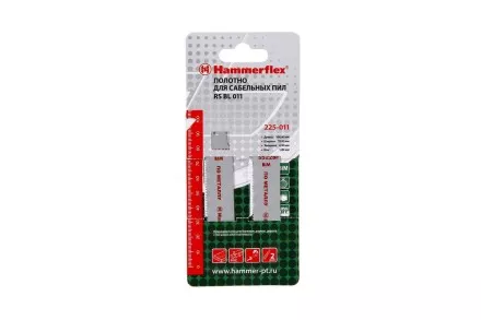 Полотно для сабельной пилы HAMMER 100мм, TPI 14, BIM, 2шт/уп (Flex 225-011) купить в Когалыме