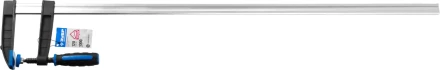 Струбцина ЗУБР &quot;ПРОФЕССИОНАЛ&quot;, тип &quot;F&quot;, двухкомпонентная ручка, стальная закаленная рейка, 120х1000мм 32155-120-1000 купить в Когалыме