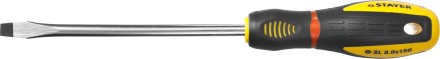 Отвертка STAYER &quot;PROFI&quot; &quot;PROTech&quot;, двухкомп рукоятка, намагниченная, Cr-Mo, SL8,0x150мм 25131-08-15_z02 купить в Когалыме