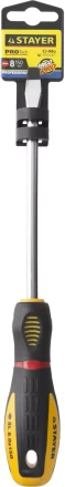 Отвертка STAYER &quot;PROFI&quot; &quot;PROTech&quot;, двухкомп рукоятка, намагниченная, Cr-Mo, SL8,0x150мм 25131-08-15_z02 купить в Когалыме