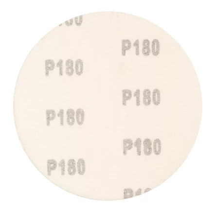 Круг абразивный на ворсовой подложке под &quot;липучку&quot;, P 180, 125 мм, 10 шт Сибртех 738657 купить в Когалыме