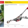 Лебедка ручная рычажная MIRAX, тросовая, 1,5т, 1,8м 43130-1.5 купить в Когалыме
