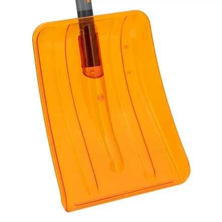 Лопата для уборки снега Сибртех 61673, поликарбонат, 270х360х840 мм, стальной черенок, усиленная купить в Когалыме