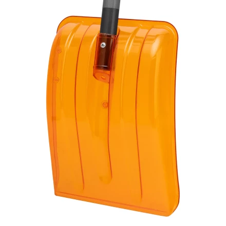 Лопата для уборки снега Сибртех 61673, поликарбонат, 270х360х840 мм, стальной черенок, усиленная купить в Когалыме