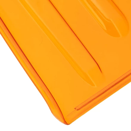 Лопата для уборки снега Сибртех 61673, поликарбонат, 270х360х840 мм, стальной черенок, усиленная купить в Когалыме