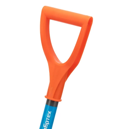 Лопата для уборки снега Сибртех 61673, поликарбонат, 270х360х840 мм, стальной черенок, усиленная купить в Когалыме