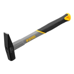Молоток слесарный, 200 г Denzel, кованый, фибергласовая рукоятка c TPR покрытием 10482