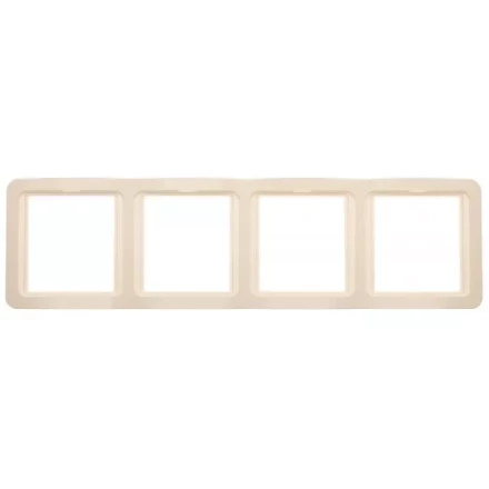 Панель СВЕТОЗАР "ГАММА" четверная вертикальная, цвет бежевый SV-54151-B купить в Когалыме