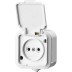 Розетка STAYER &quot;MASTER&quot; &quot;MAXIMA&quot; одноместная, с защитной крышкой, IP54, 10А, 220В 54305-W купить в Когалыме