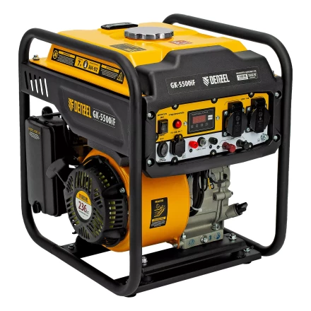 Генератор инверторный DENZEL GK-5500iF, 5,5 кВт, 230 В, ручной старт купить в Когалыме