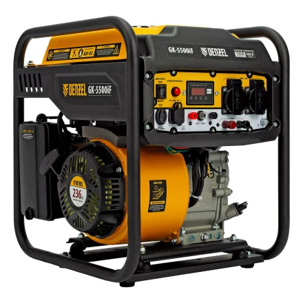Генератор инверторный DENZEL GK-5500iF, 5,5 кВт, 230 В, ручной старт купить в Когалыме
