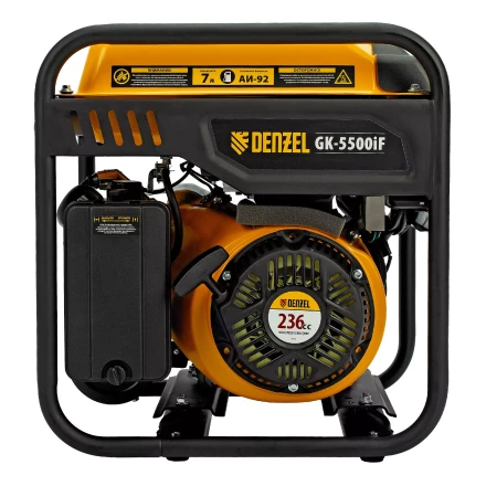 Генератор инверторный DENZEL GK-5500iF, 5,5 кВт, 230 В, ручной старт купить в Когалыме
