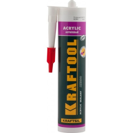 Герметик акриловый KRAFTOOL белый, 300мл 41251-0 купить в Когалыме