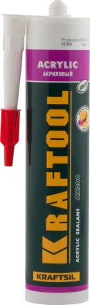 Герметик акриловый KRAFTOOL белый, 300мл 41251-0 купить в Когалыме