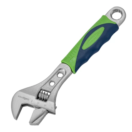 Ключ разводной Сибртех, 200мм, переставная губка, 2-х комп.рукоятка, 15598 купить в Когалыме