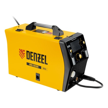 Аппарат инвертор. полуавтомат. cварки Denzel IMIG-185SDR 94363, 180 А, ПВ 60%, катушка 5 кг купить в Когалыме