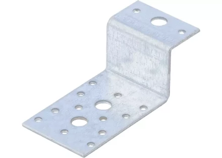 Крепежный уголок Z-образный KUZ 55х105х90 мм цинк СИБРТЕХ 46538 купить в Когалыме