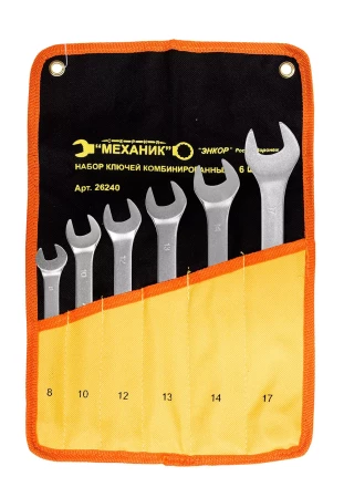 Набор ключей комбинированных 6 шт. чехол Энкор 26240 купить в Когалыме