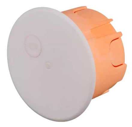 Коробка монтажная СВЕТОЗАР для подштукатурного монтажа, макс. напряжение 400В, с крышкой, 68х47мм, круглая SV-54923 купить в Когалыме