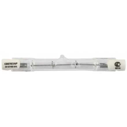 Лампа галогеновая СВЕТОЗАР линейная, тип J-78, цоколь R7S, 150Вт SV-57100-015 купить в Когалыме