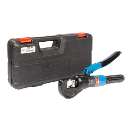 Пресс гидравлический ручной КВТ ПГР-95 для опрессовки наконечников до 95 мм (91809) купить в Когалыме