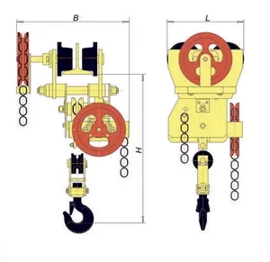 Таль ручная червячная передвижная ТРЧП 5,0 т 6 м 101563 купить в Когалыме
