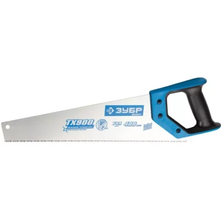 Ножовка по дереву (пила) ЗУБР ЛЕВША-6 500 мм, 6TPI, прямой зуб, быстрый рез поперек волокон, для крупных и средних заготовок, закалка, 2K рукоятка 15230-50 купить в Когалыме