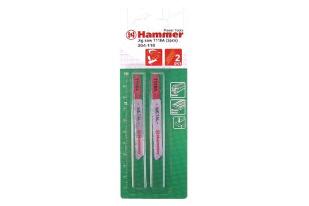 Пилки для лобзика HAMMER JG MT T118A (2шт.) купить в Когалыме