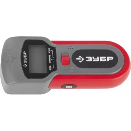 Тестер ЗУБР многофункц,с ЖК дисплеем,автоматич калибровка,детектор Me(до40мм),провода под напряжением(50мм),дерева(20мм) 59712 купить в Когалыме