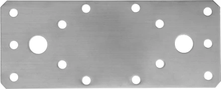 ЗУБР НКП-2.0, 140 x 55 x 2 мм, нержавеющая крепежная пластина, Профессионал (310636-140) купить в Когалыме