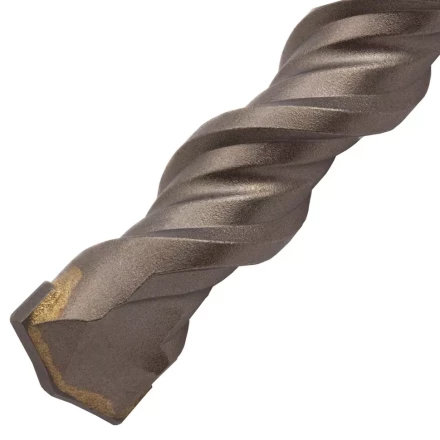 Бур по бетону Denzel, 18 x 310 мм, двойная спираль, три пылеотводящие кромки купить в Когалыме