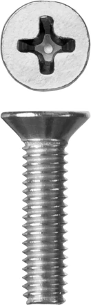 Винт ЗУБР "МАСТЕР" DIN 965, класс прочности 4.8, оцинкованный, M4x16мм, 5кг 303110-04-016 купить в Когалыме