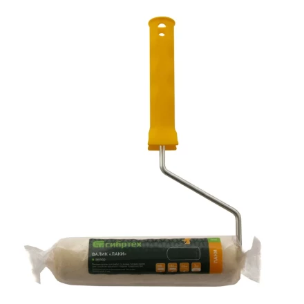 Валик &quot;Лаки&quot;, 180 мм, ворс 5 мм, D - 36 мм, D ручки - 6 мм, велюр Сибртех 80242 купить в Когалыме