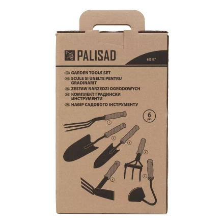 Набор садового инструмента Palisad 629127, пластиковые рукоятки, 6 предметов купить в Когалыме