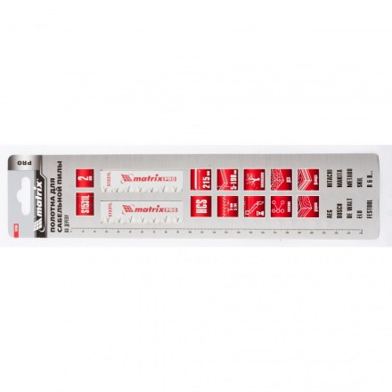 Полотна по дереву для сабельной пилы S1531L 215/5мм HCS 2 штуки PRO Matrix 782006 купить в Когалыме
