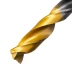 Сверло спиральное по металлу Denzel 9 x 125мм, Р6М5, Golden Tip, многогранная заточка, 718284 купить в Когалыме