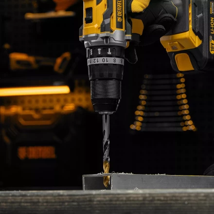 Сверло спиральное по металлу Denzel 9 x 125мм, Р6М5, Golden Tip, многогранная заточка, 718284 купить в Когалыме