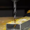 Сверло спиральное по металлу Denzel 9 x 125мм, Р6М5, Golden Tip, многогранная заточка, 718284 купить в Когалыме