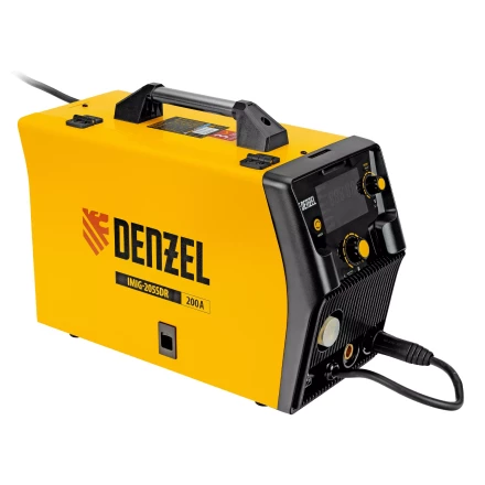 Аппарат инвертор. полуавтомат. cварки Denzel IMIG-205SDR, 200 А, ПВ 60%, катушка 5 кг купить в Когалыме