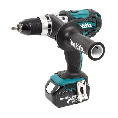 Аккумуляторная ударная дрель-шуруповерт Makita DHP458RFE