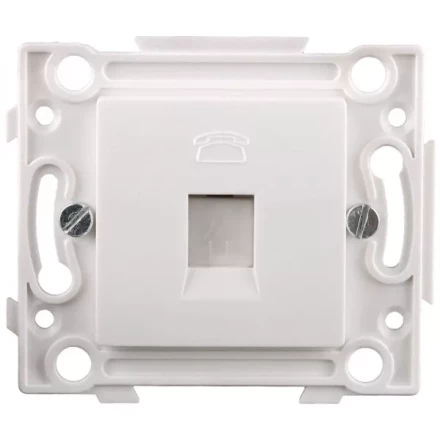 Розетка СВЕТОЗАР телефонная, 1 гнездо SV-55245-1 купить в Когалыме