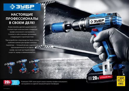 Дрель-шуруповерт 2 АКБ DL-20 A5 серия ПРОФЕССИОНАЛ купить в Когалыме