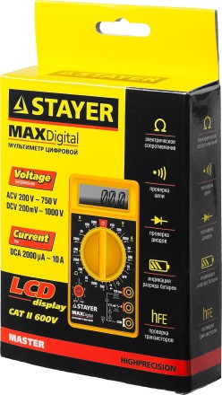 Мультиметр STAYER &quot;MASTER&quot; MAXDigital цифровой 45306 купить в Когалыме