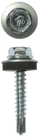 Саморезы ЗУБР &quot;ПРОФЕССИОНАЛ&quot; оцинков., для крепл. кров. матер. к дерев. обреш., 4.8x29мм, 400шт 4-300315-48-029 купить в Когалыме