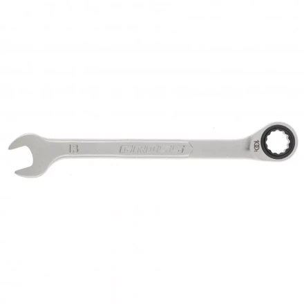 Ключ комбинированный трещоточный 13 мм количество зубьев 100 Gross 14851 купить в Когалыме