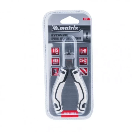 Кусачки торцевые Mini 105 мм авторазжим Pro Matrix 17837 купить в Когалыме