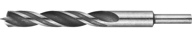 Сверло по дереву, двухленточное, спиральное, KRAFTOOL 29400-150-13, d=13x150мм 29400-150-13 купить в Когалыме